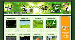 Desktop Screenshot of jeux-de-ben10.com